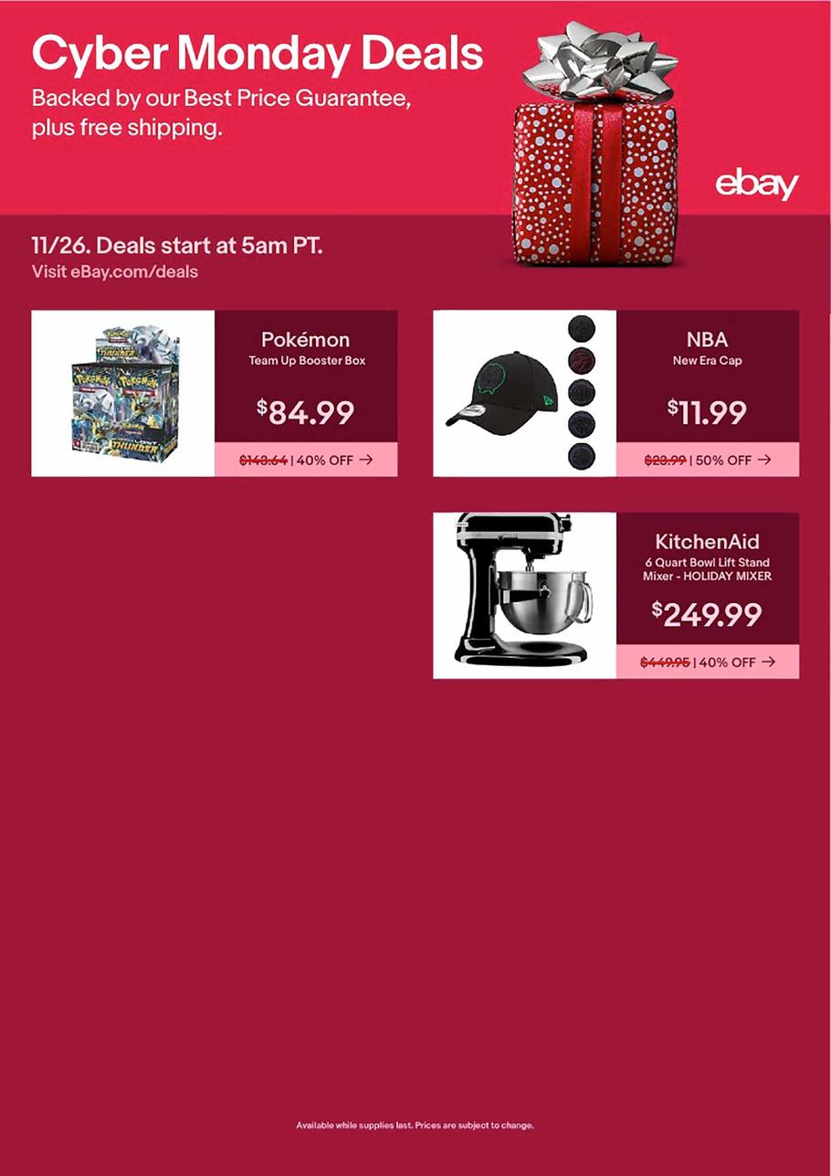 Cyber Monday 2018 eBay Ad Scan BuyVia