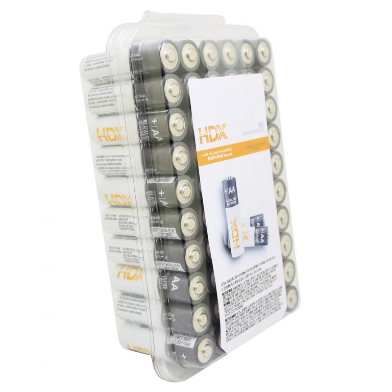 HDX 60 Pack Alkaline Battery AA or AAA Sale 9.99 BuyVia