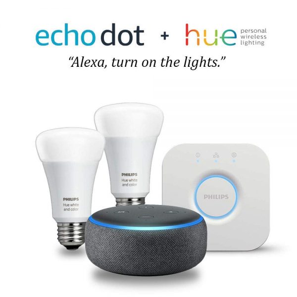 echo dot philips hue starter kit