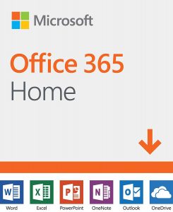Microsoft Office 365 Home | 12-month, up to 6 people, PC/Mac + $50 Amazon Card