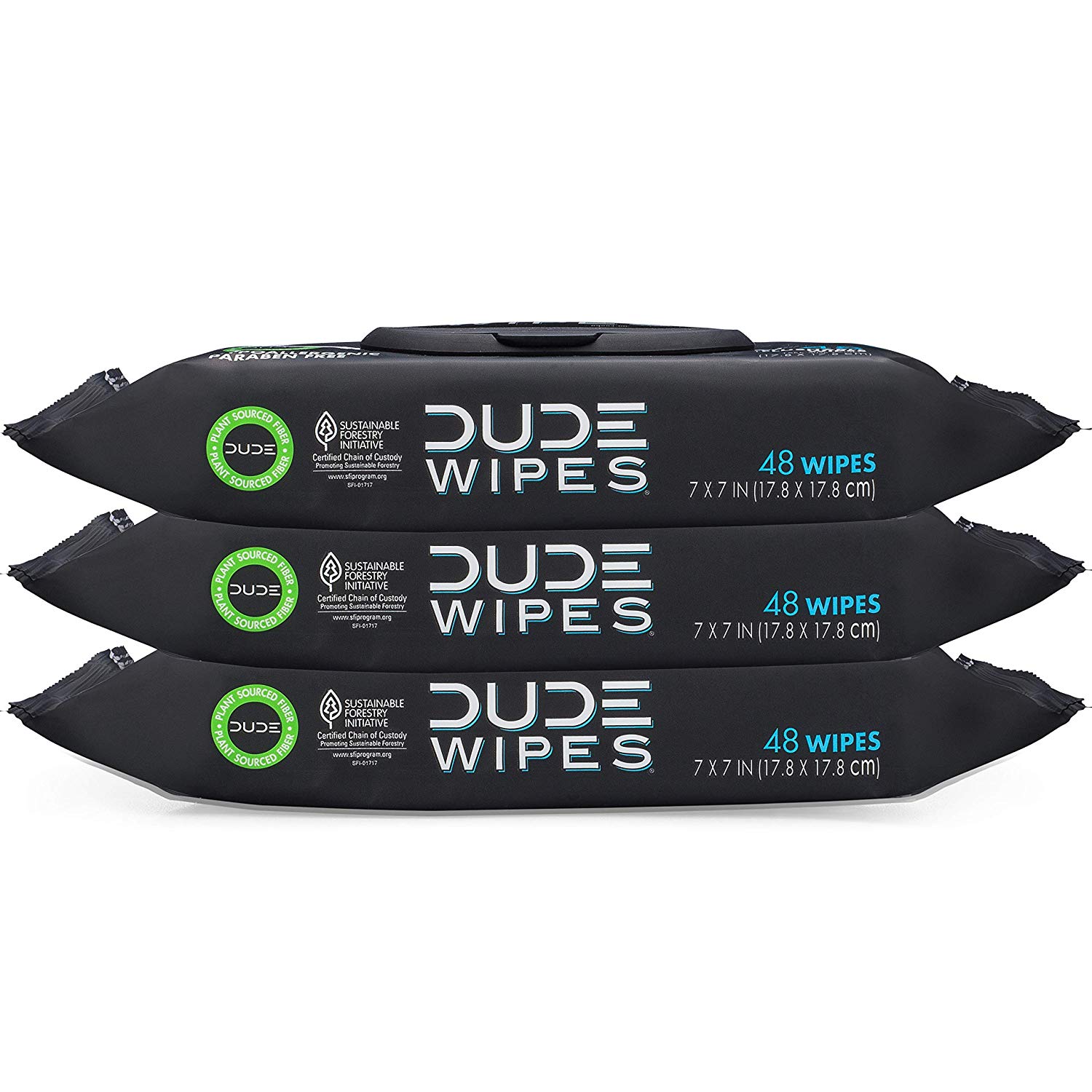 Dude Wipes - Salviettine Umidificate Profumate Lavabili Con Aloe E Vitamina E, Per Igiene Intima E Fitness