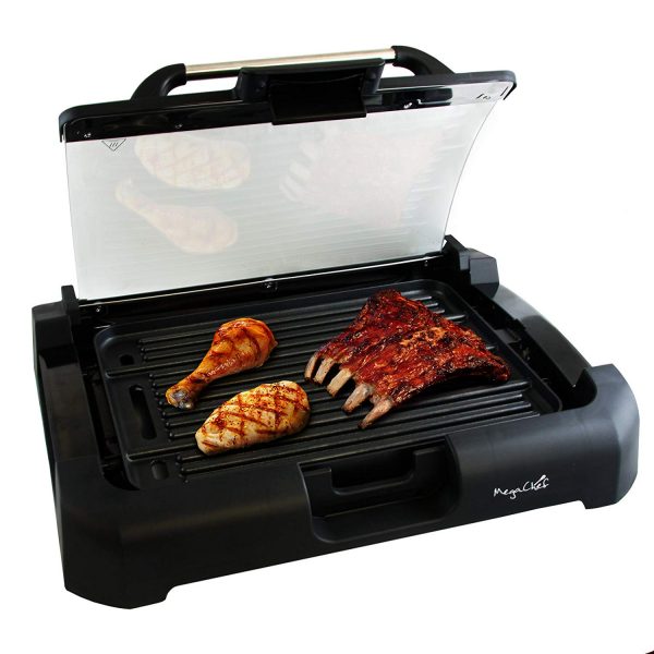 MegaChef Dual Surface Reversible Indoor Grill and Griddle with R