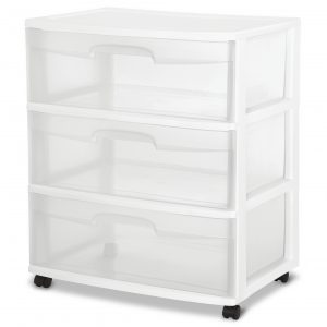 Sterilite 3 Drawer Wide Cart Sale 14 96 Buyvia