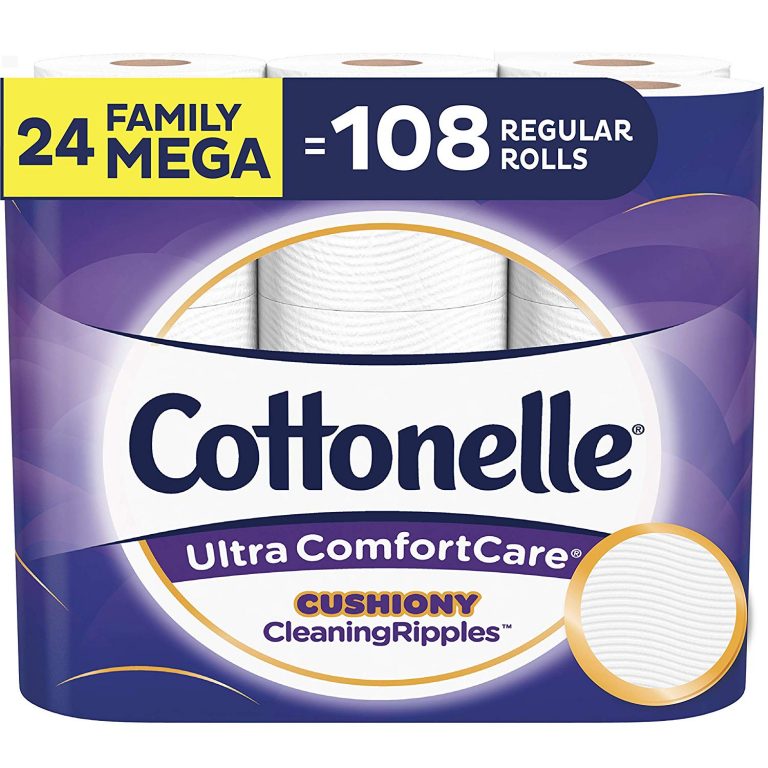 Cottonelle Ultra ComfortCare Toilet Paper, 24 Family Mega Rolls