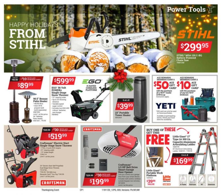 Ace Hardware Black Friday 2019 Ad Scans BuyVia