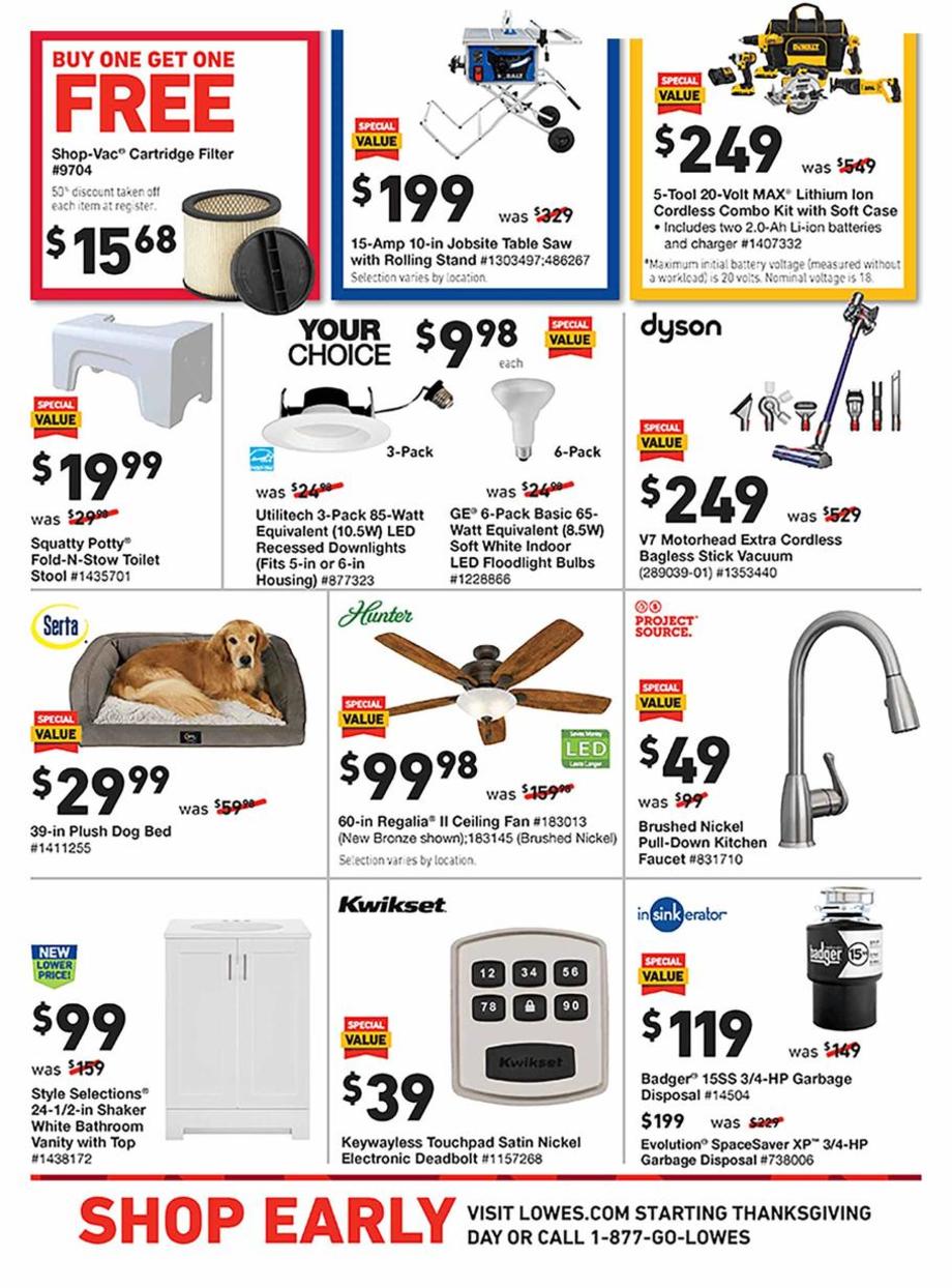 Black Friday 2019 Lowe’s Ad Scan BuyVia