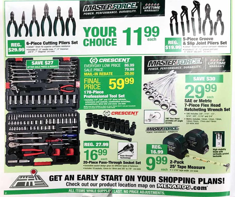 Menards Black Friday 2019 Ad Scans BuyVia