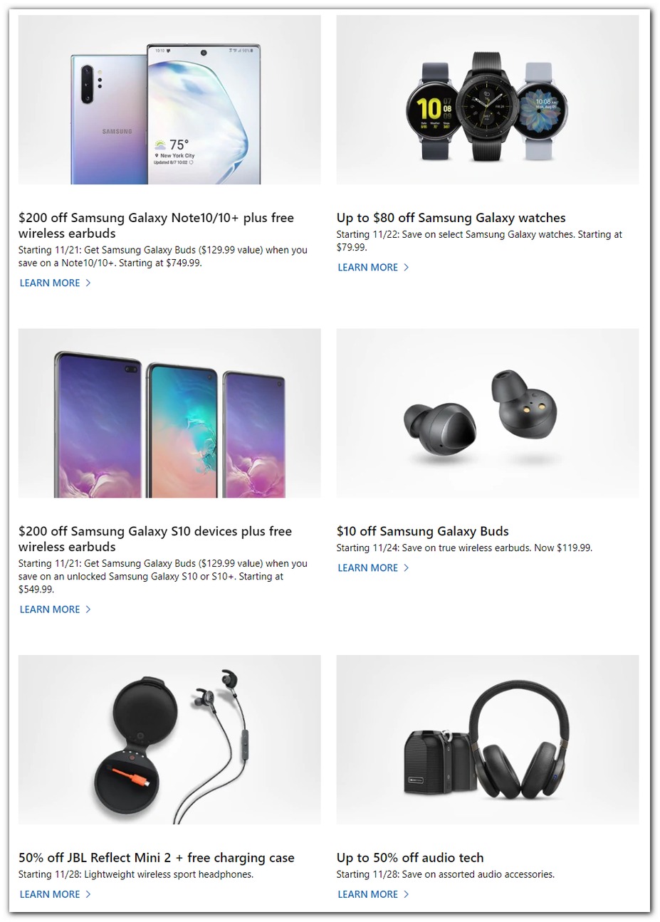 Microsoft Store Black Friday 2019 Ad Scans BuyVia