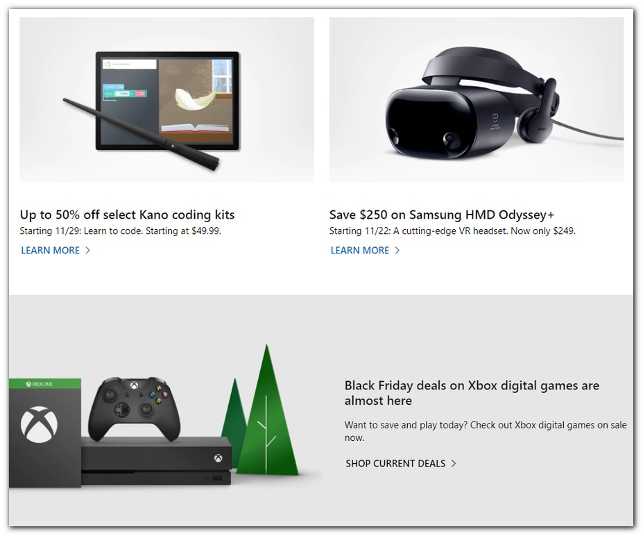 Microsoft Store Black Friday 2019 Ad Scans BuyVia