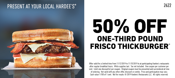 Hardees Coupons and Discounts