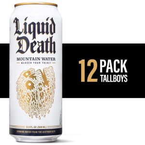 Liquid Death Soda-Flavored Sparkling Water, 16.9 oz. - 12-Pack