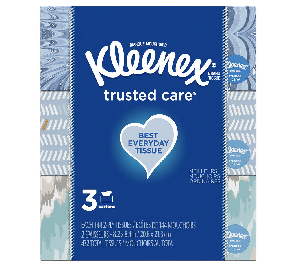 3Pack 144Count Kleenex Everyday Facial Tissues Sale 2.75