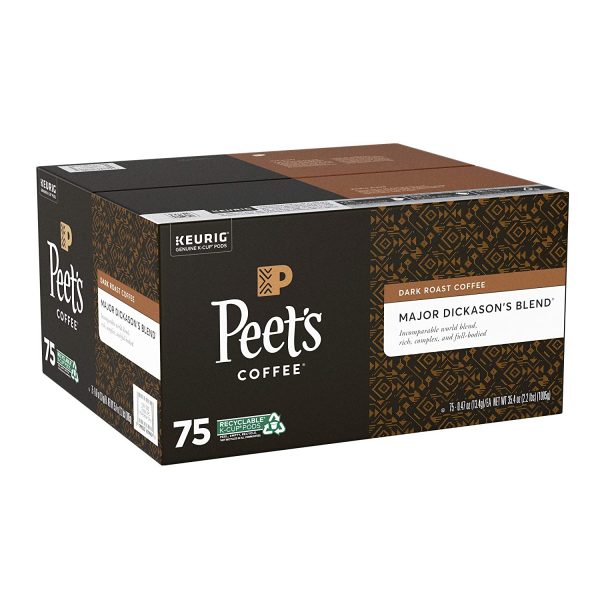 Peet’s Coffee KCup Packs, Major Dickason’s Blend, D