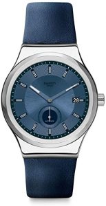 Swatch Sistem51 Leather Watch Sale