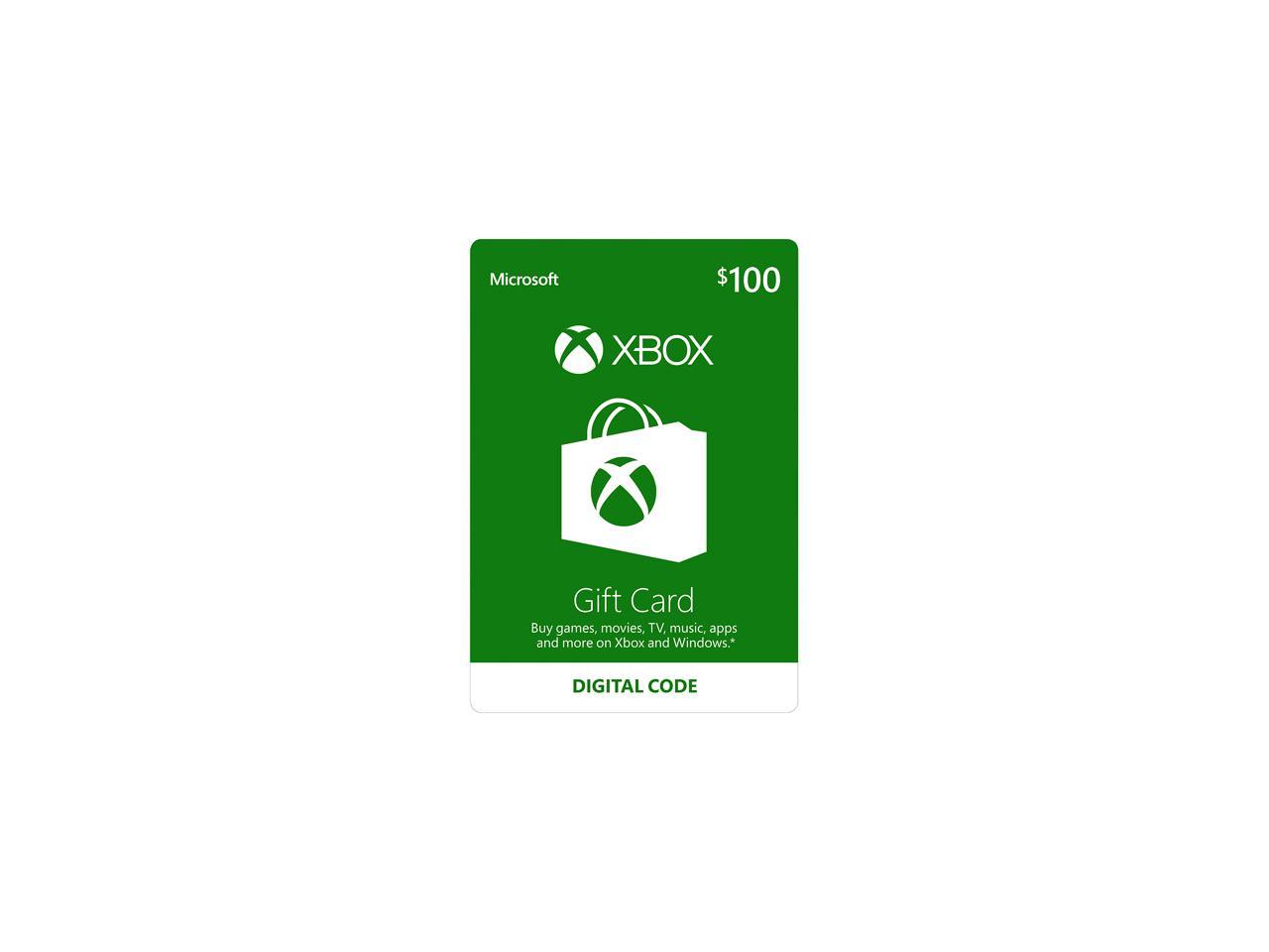 100 Microsoft Xbox Gift Card for 88 (Email Delivery) Sale 88.00
