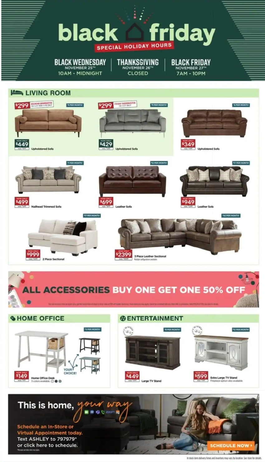 Ashley Furniture Black Friday 2020 Ad Scans BuyVia