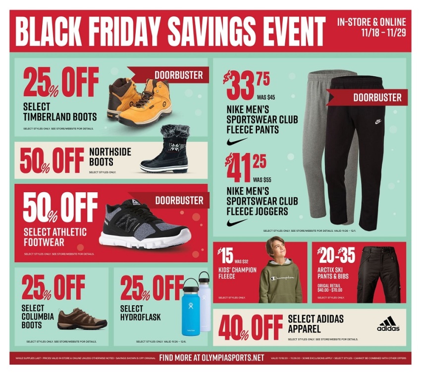 Live: Olympia Sports Black Friday 2020 Ad Scans - BuyVia