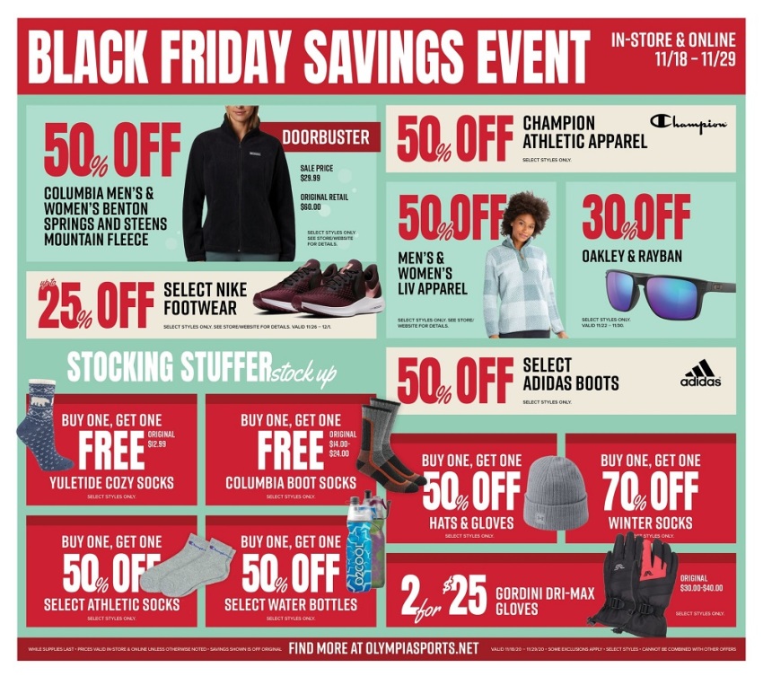 Live Olympia Sports Black Friday 2020 Ad Scans BuyVia