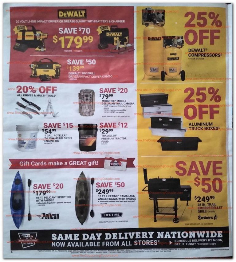 Tractor Supply Black Friday 2020 Ad Scans BuyVia