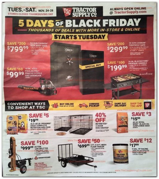 Tractor Supply Black Friday 2020 Ad Scans BuyVia