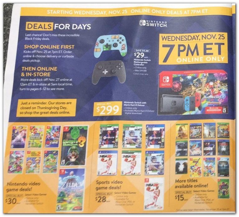 Walmart Black Friday 2020 Ad Scans Event 3 Wed 11/25 BuyVia