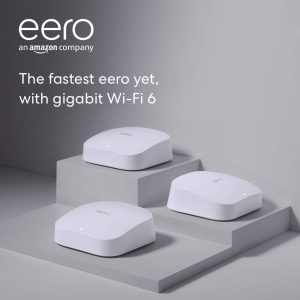 eero Pro 6 AX4200 Tri-Band Wi-Fi 6 Mesh Wifi System, 3-Pack, Sale