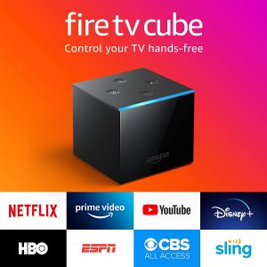 Fire TV Cube 4K Ultra HD Streaming Media Player with Alexa Sale