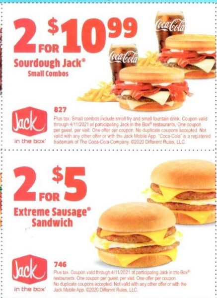 Jack in the Box Coupon Code: 2 for $6 Ultimate Breakfast Sandwich Code: 57