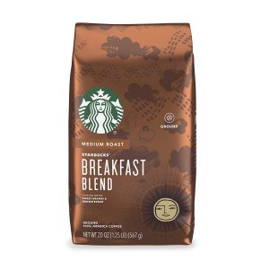 Starbucks Medium Roast Ground Coffee — Breakfast Blend — 100% Arabica — 1 bag (20 oz.) Sale