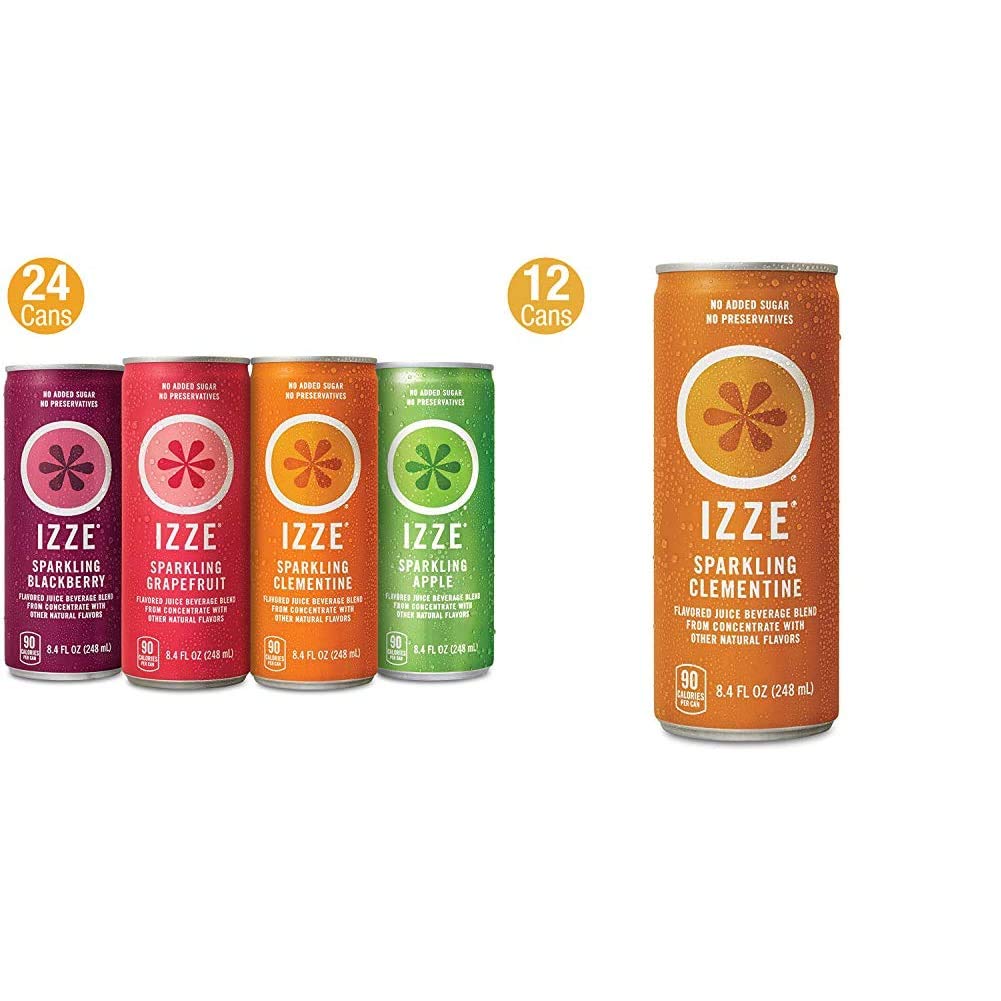 IZZE Sparkling Juice 24pk Sale 13.30 BuyVia