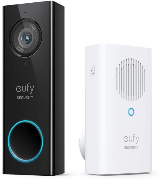 eufy Security, WiFi Video Doorbell 2K, Door Chime Sale 99.99