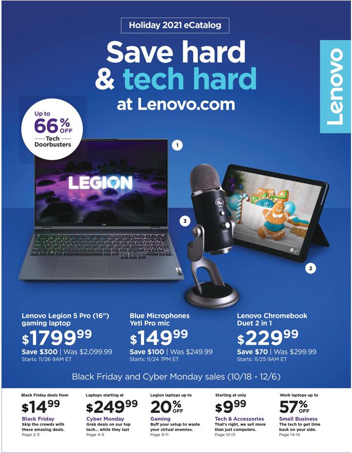 Lenovo Black Friday 2021 Ad