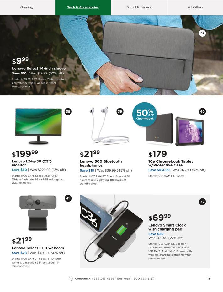 Lenovo Black Friday 2021 Ad