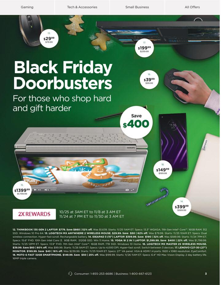 Lenovo Black Friday 2021 Ad