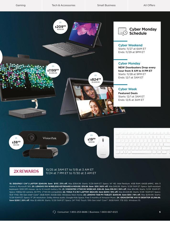 Lenovo Black Friday 2021 Ad