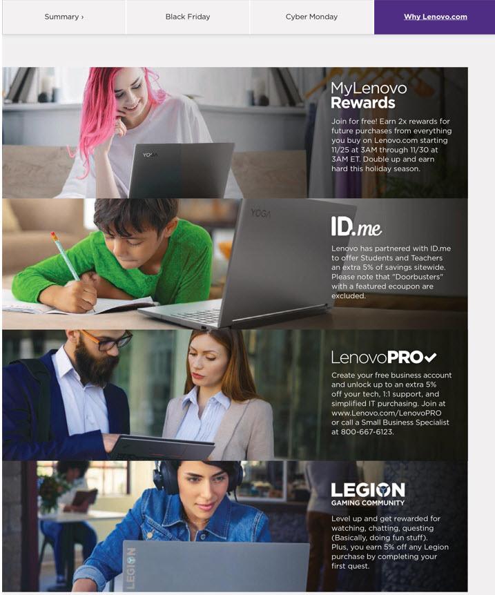 Lenovo Black Friday 2021 Ad