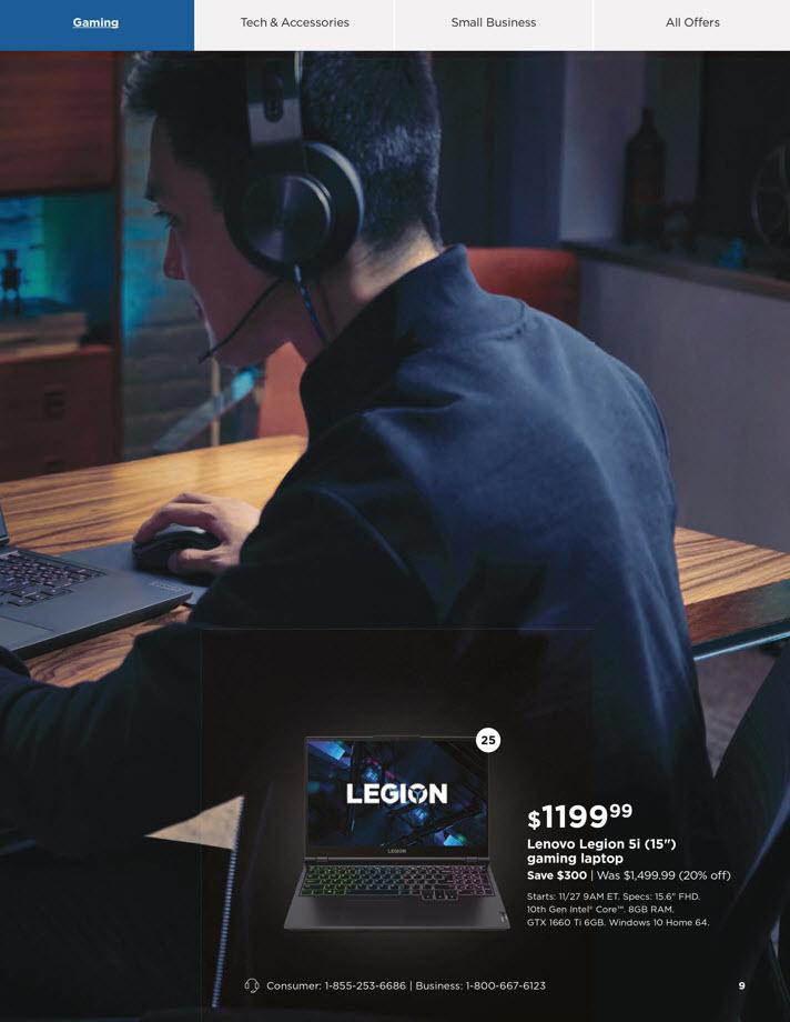 Lenovo Black Friday 2021 Ad