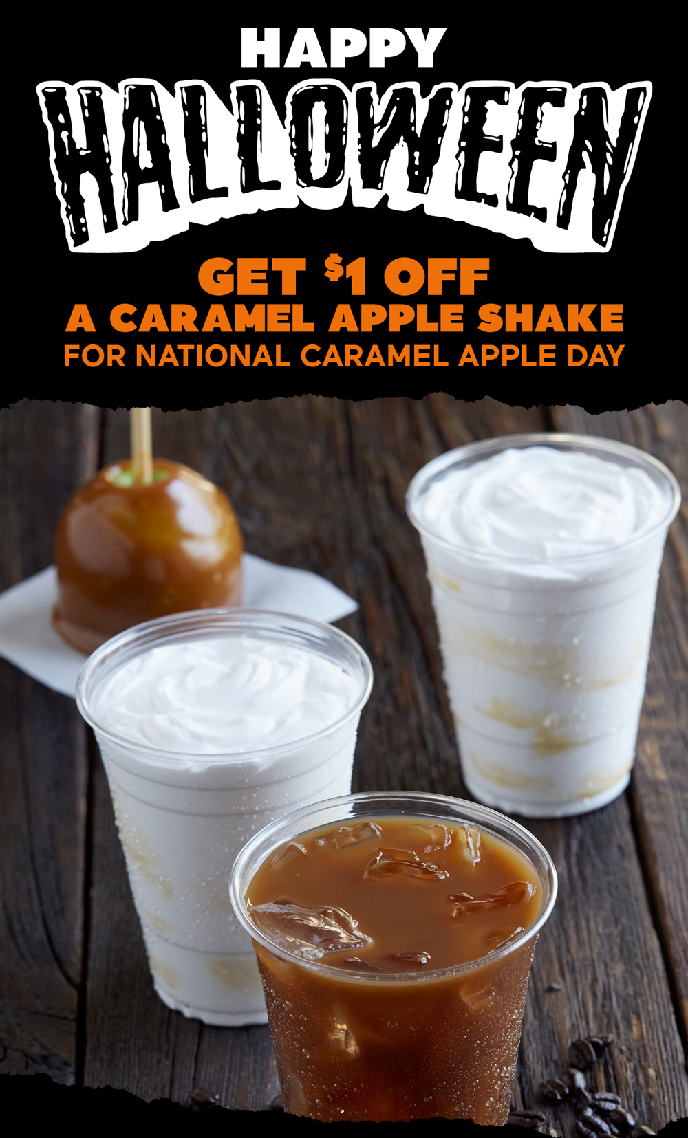 Del Taco Coupon Code 1 off Carmel Apple Shake for national Carame