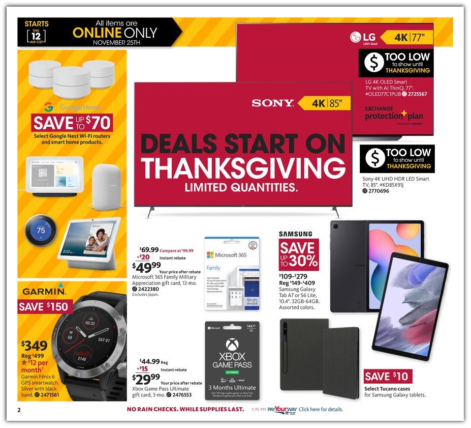 AAFES Black Friday 2021 Ad