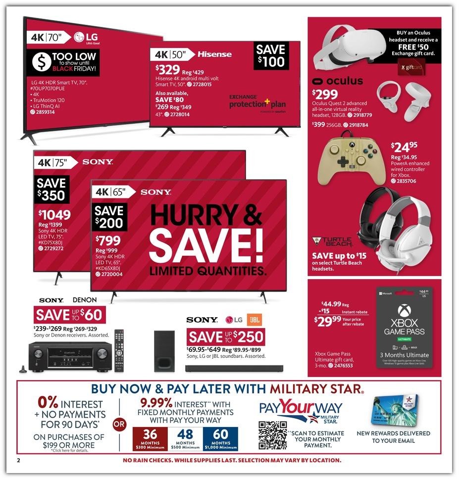 AAFES Black Friday 2021 Ad