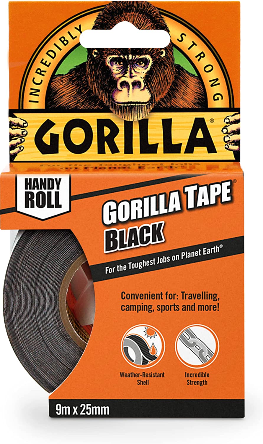 Gorilla Tape, Mini Duct Tape toGo, 1″ x 10 yd Sale 2.99