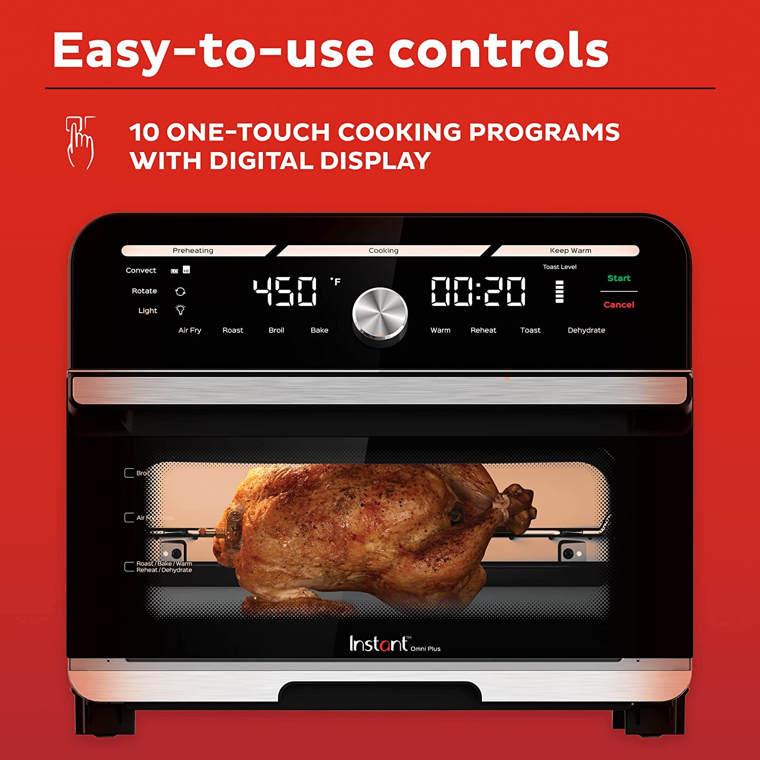 Instant Omni Plus Air Fryer, Rotisserie and Convection Oven Sale