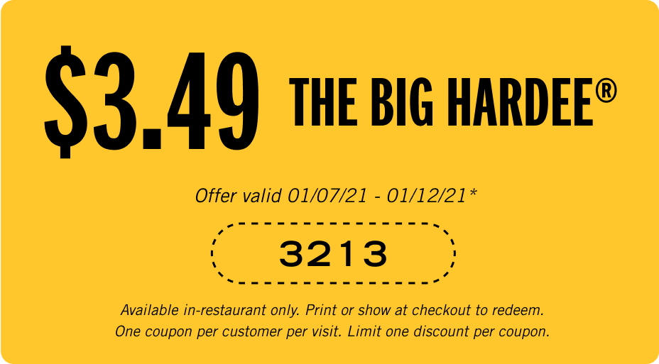 Hardees Coupons And Discounts