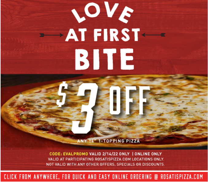 Rosati s Pizza Coupons And Discounts