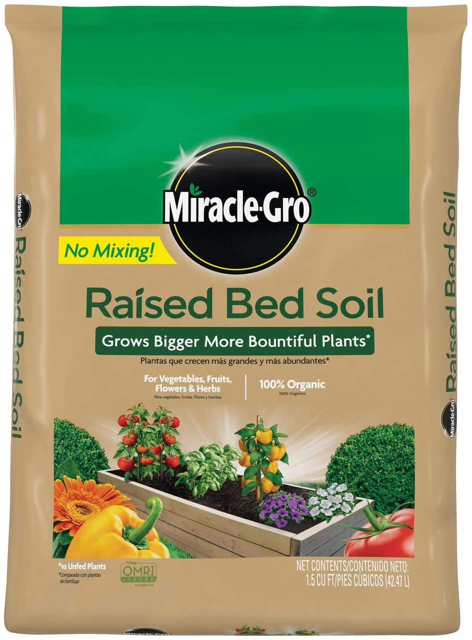 MiracleGro Raised Bed Soil 1.5 cu ft Sale 7.00 BuyVia