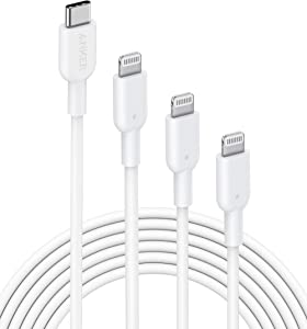 Anker USB C to Lightning Cable, Powerline II [3ft+6ft+10ft, 3-Pack MFi Certified] Sale