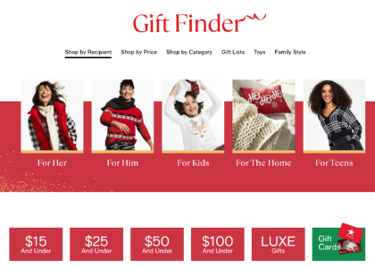 Macys Holiday Gift Finder and Geoffrey's Hot Toy R US List