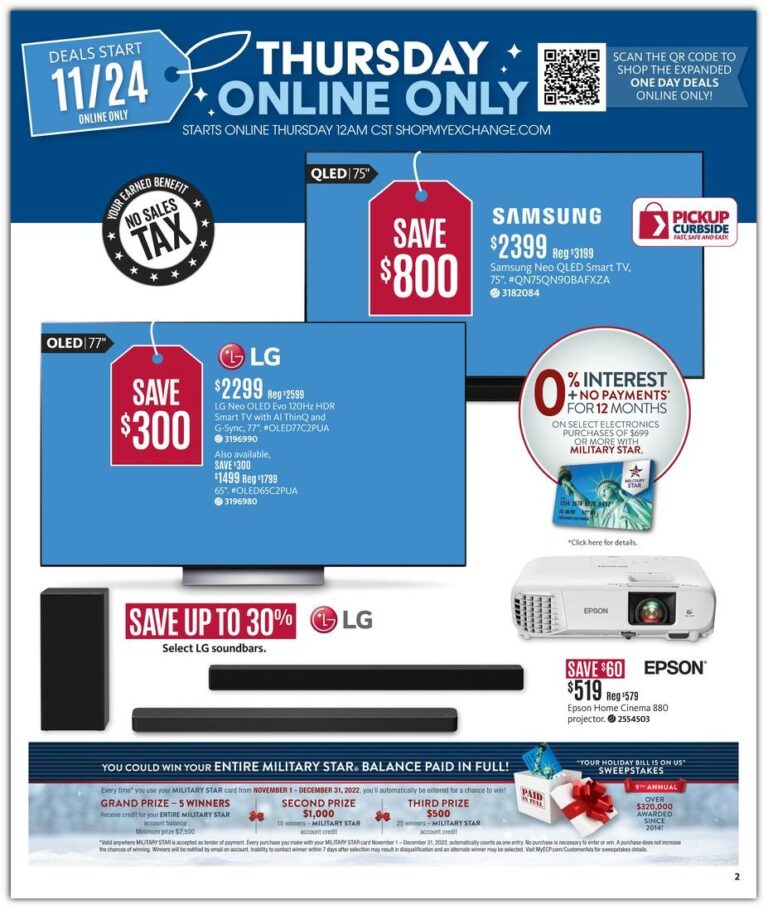 AAFES Black Friday 2022 Ad Scans BuyVia