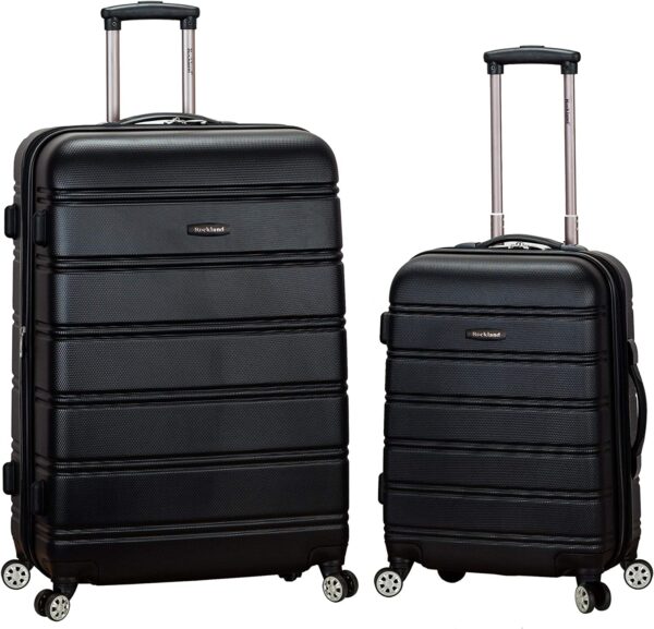 Rockland Melbourne Hardside Expandable Spinner Wheel Luggage, Bl