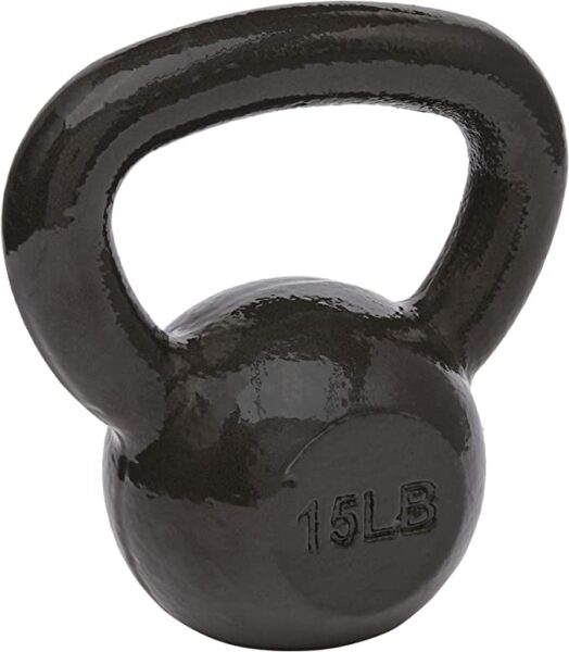 Amazon Basics Cast Iron Kettlebell 15lb Sale 17.85 BuyVia